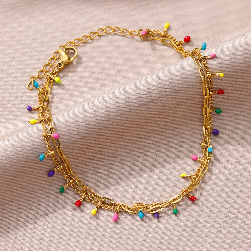 Stainless Steel Anklets for Women Accessories