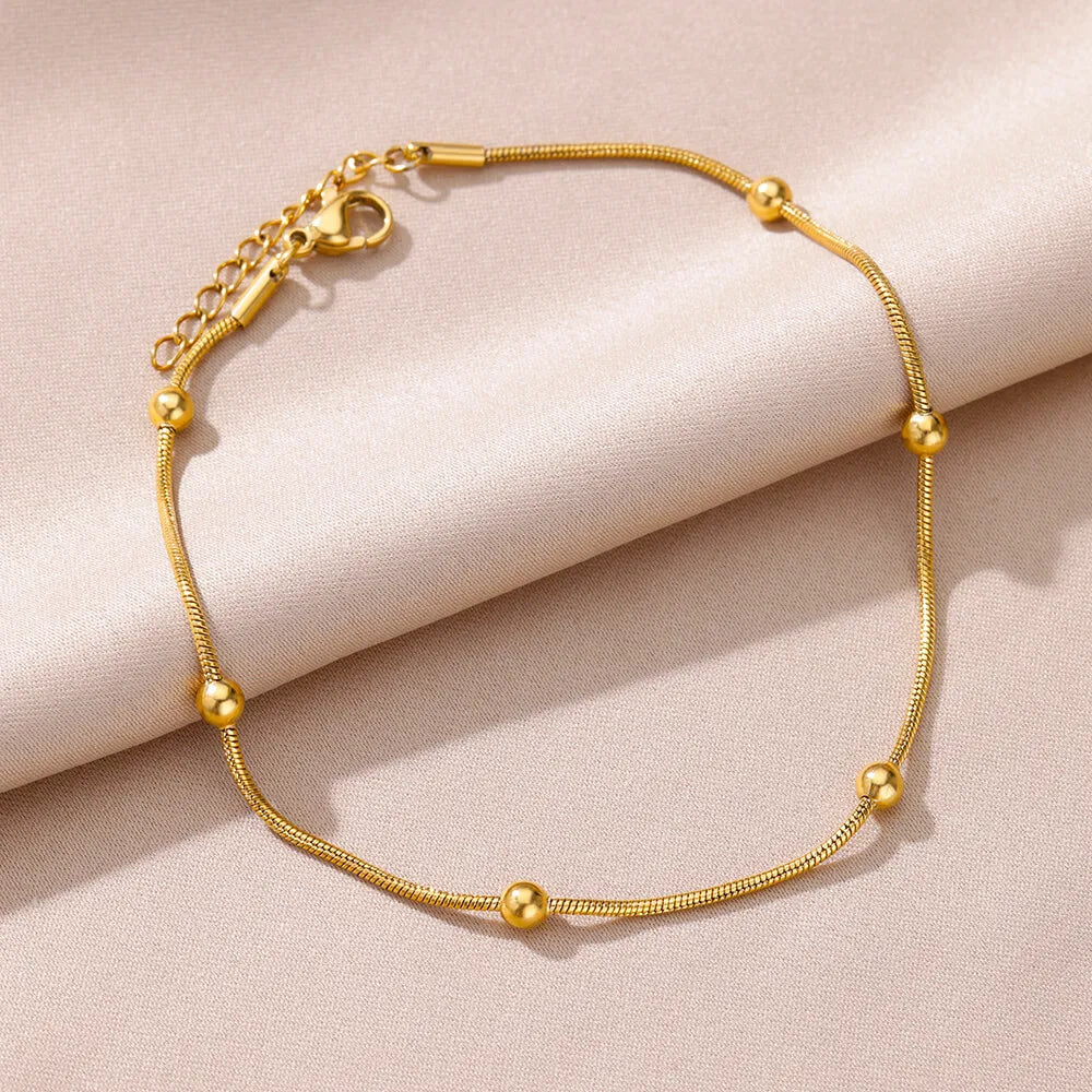 Stainless Steel Anklets for Women Accessories