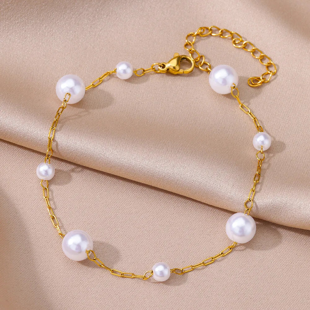 Stainless Steel Anklets for Women Accessories