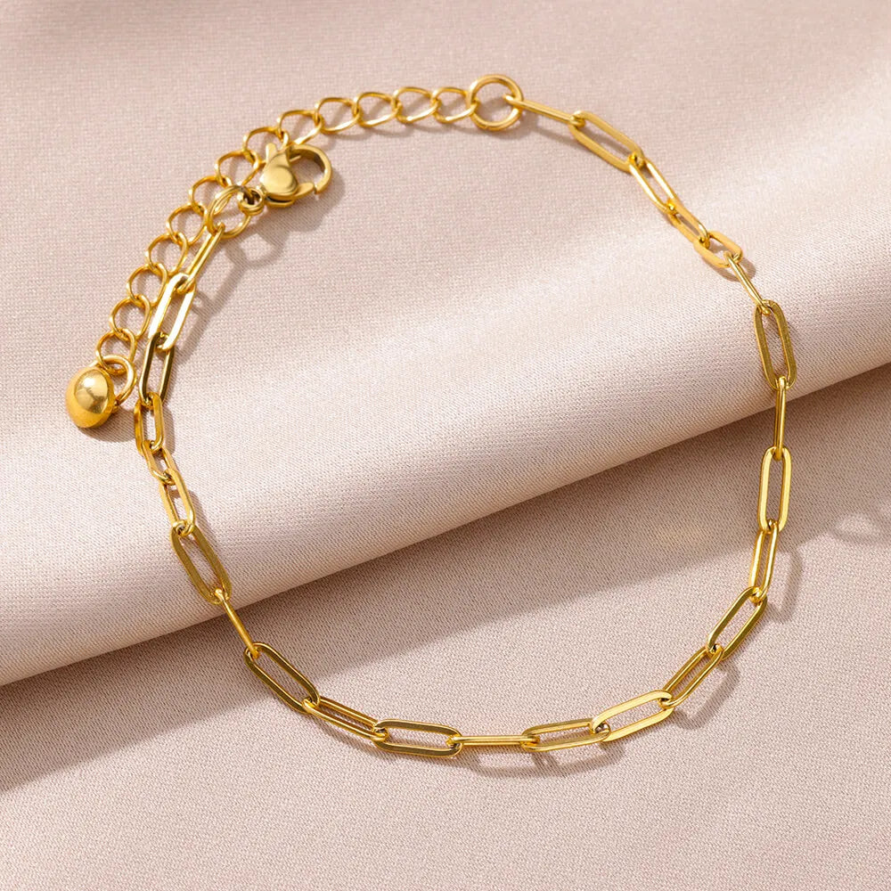 Stainless Steel Anklets for Women Accessories