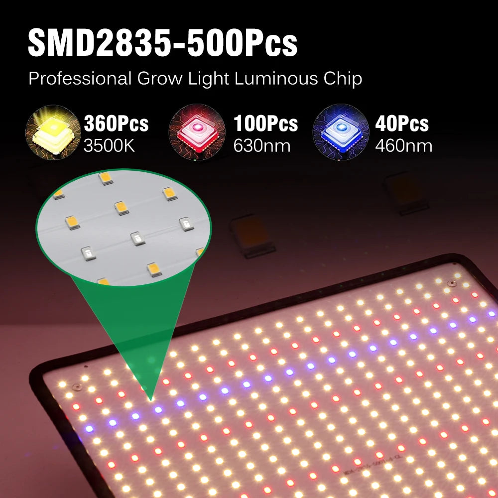 LED Grow Light Full Spectrum Phyto Lamp AC85-240V 40W  For Indoor Grow Tent Plants