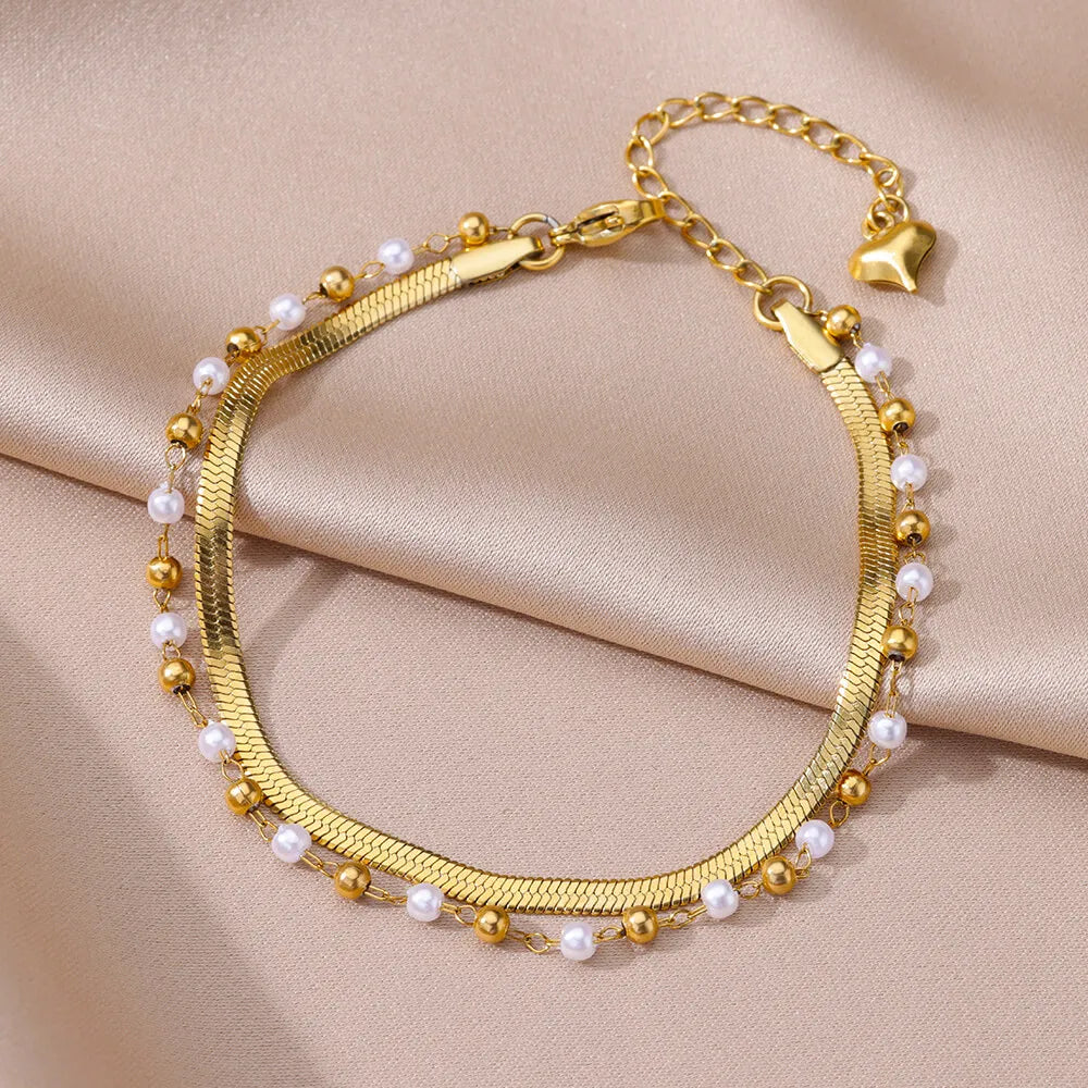 Stainless Steel Anklets for Women Accessories
