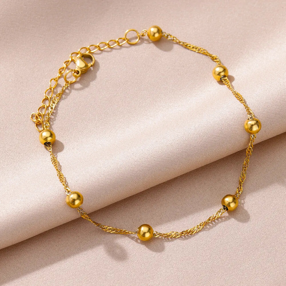 Stainless Steel Anklets for Women Accessories