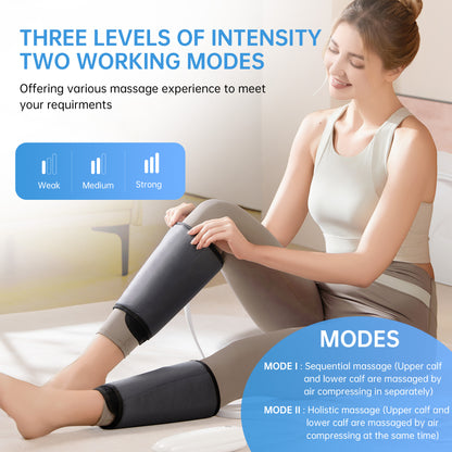 Leg Massage Device 3 Levels Of Pressure And Heat Therapy