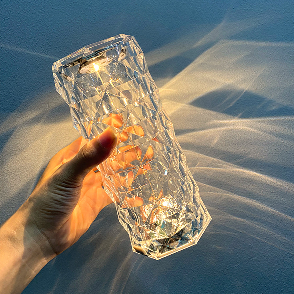 Touch Dimming Crystal USB Lamp