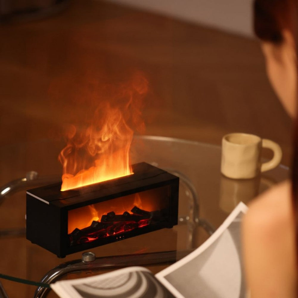 LED Fireplace Aroma Diffuser