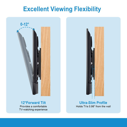 TV Wall Mount Bracket Tilt For 13in-42in