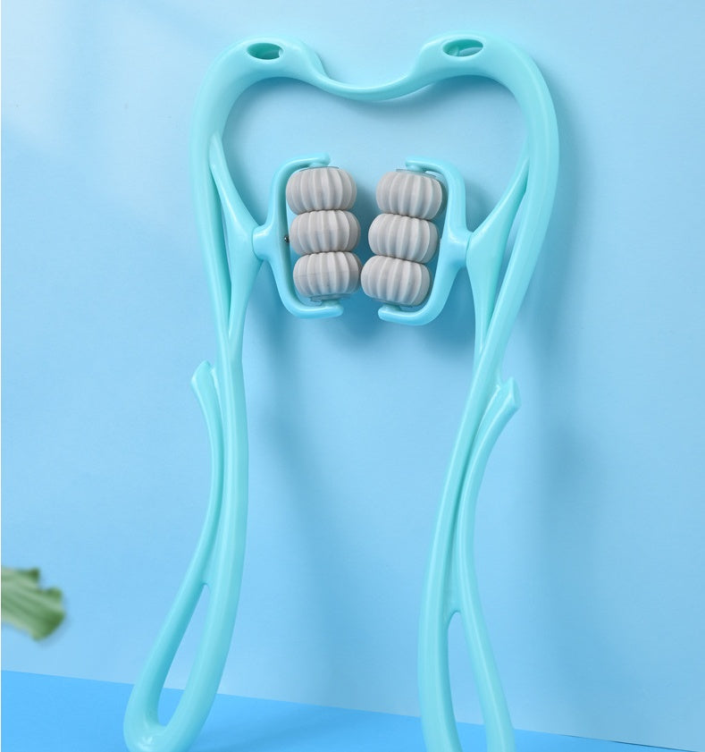 Manual Six-wheel Neck Massager