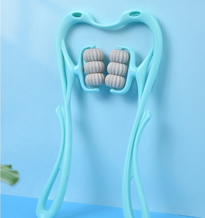 Manual Six-wheel Neck Massager