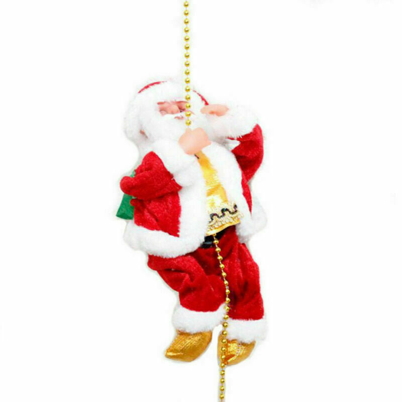 Rope Climbing Electric Christmas Santa Claus