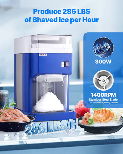 Large Electric Snow Cone Machine 1.91QT /1.8L