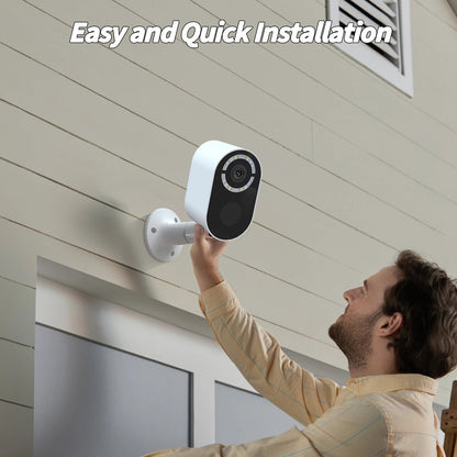 Wireless Outdoor Solar-Powered Security Camera