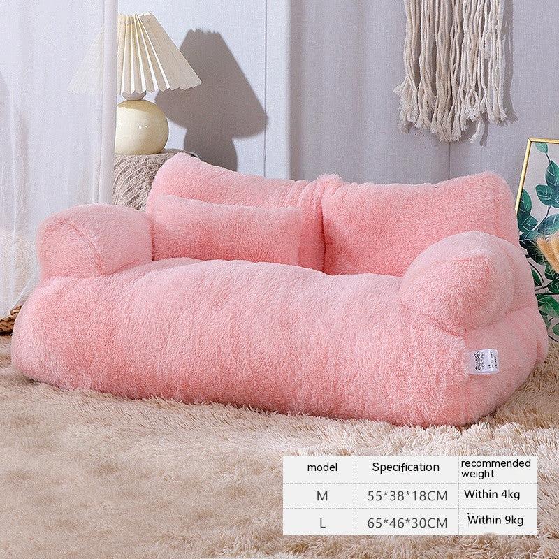 Large Flannel Warm Pet Sofa