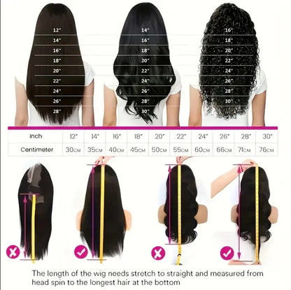 No Glue Wig Human Hair Pre Pull 13x4 HD Lace