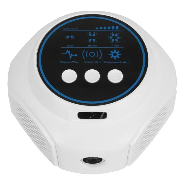 360° Ultrasonic Rodent Repeller – 3-Mode Indoor Pest Control with Strobe Lights, Black or White