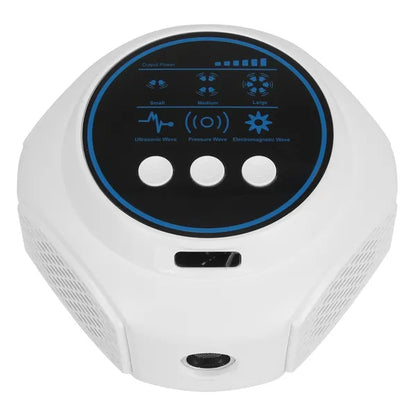 360° Ultrasonic Rodent Repeller – 3-Mode Indoor Pest Control with Strobe Lights, Black or White