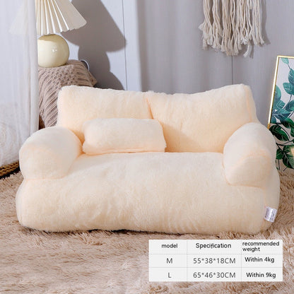 Large Flannel Warm Pet Sofa