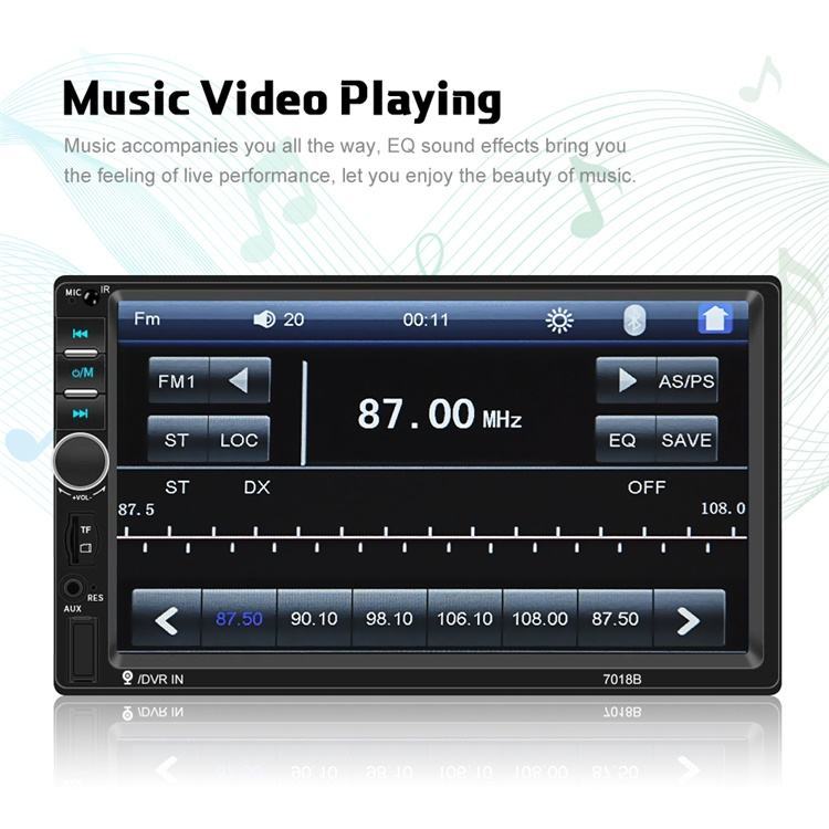Car Stereo Autoradio 7-inch Touch Screen Radio