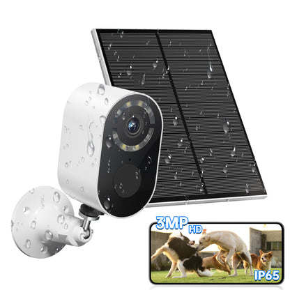Wireless Outdoor Solar-Powered Security Camera