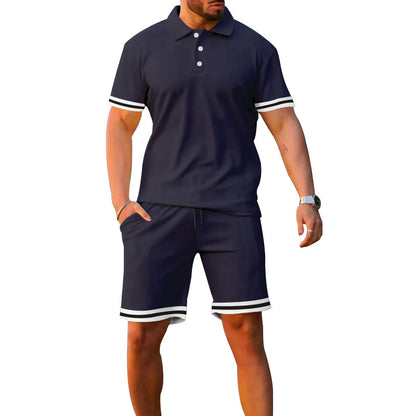 Men's Two-piece Sports And Leisure Short Set