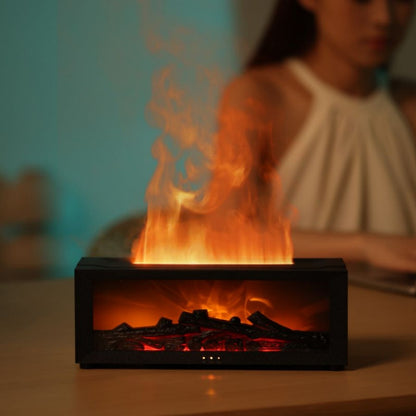 LED Fireplace Aroma Diffuser