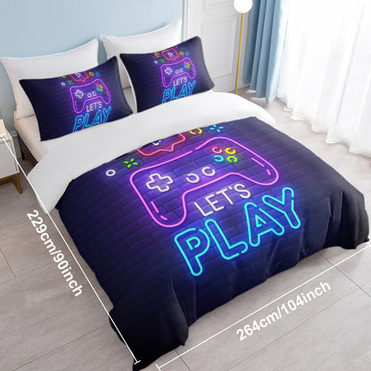 kids gaming duvet cover set