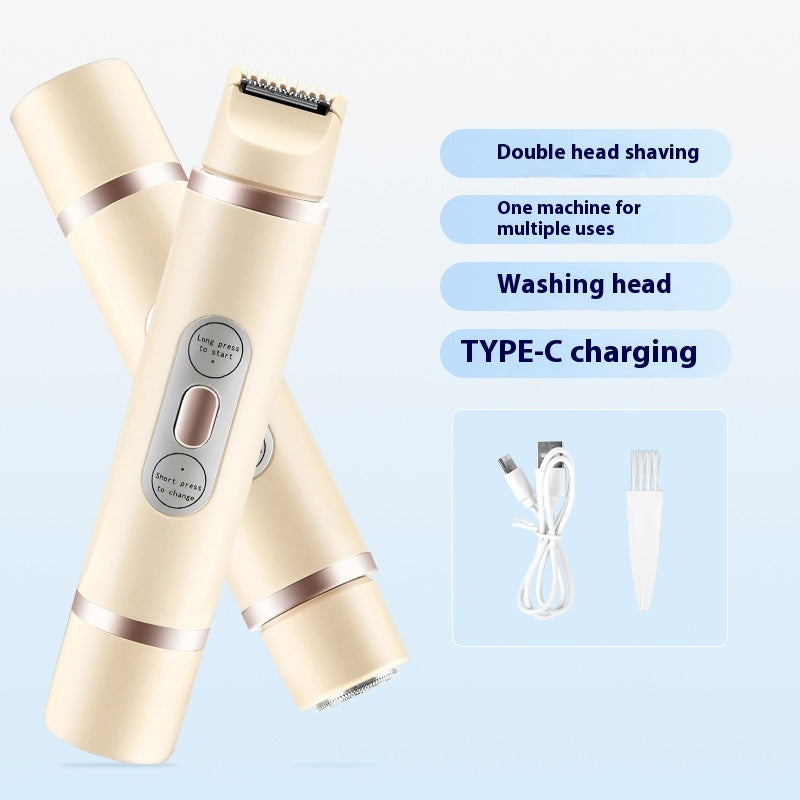 Women's Dual-Head Electric Shaver