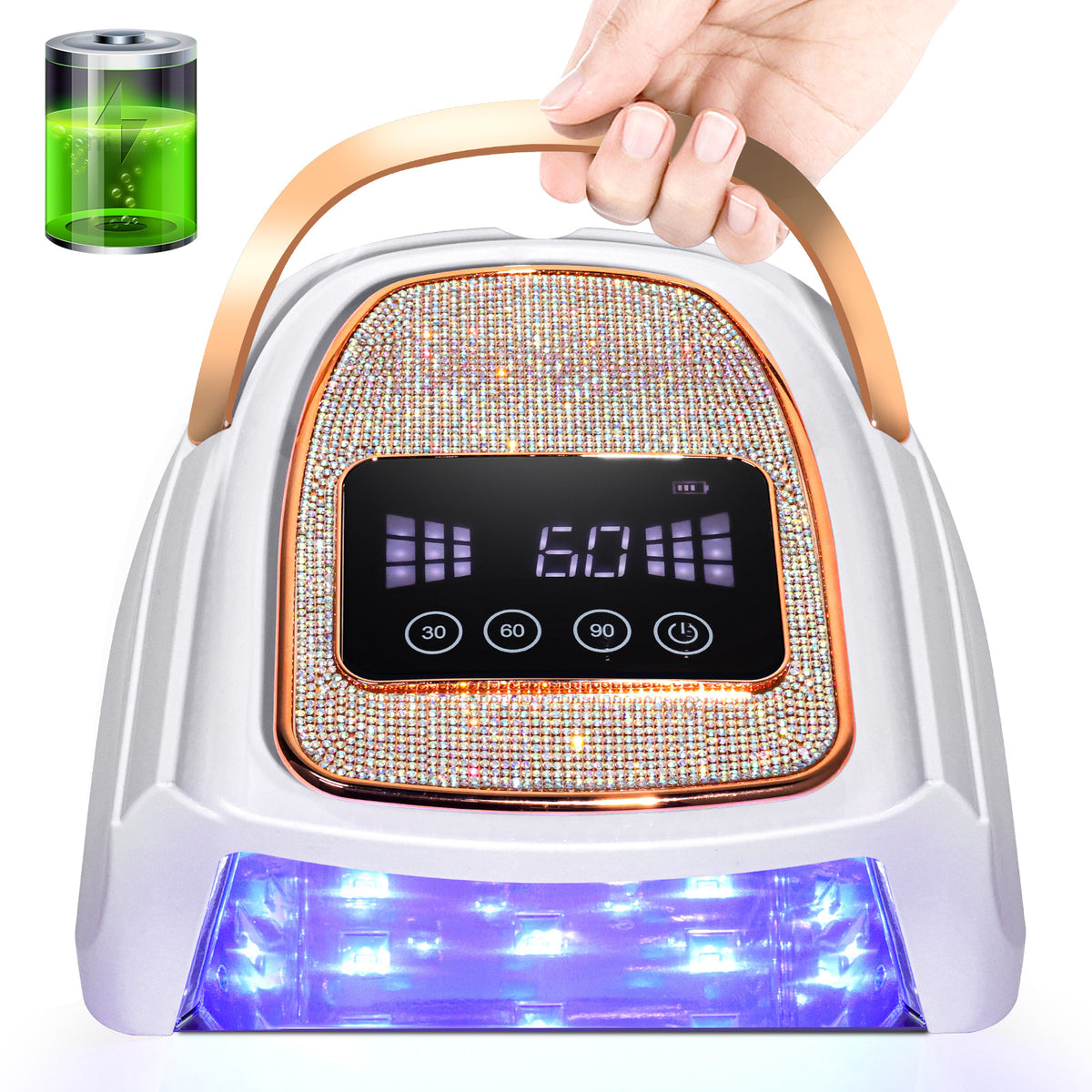 Rechargeable Cordless UV LED Nail Lamp