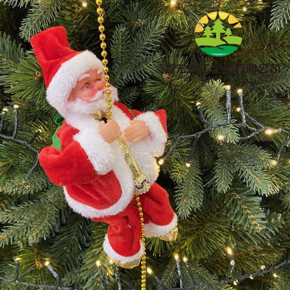 Rope Climbing Electric Christmas Santa Claus