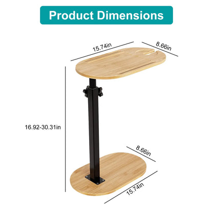 Liftable Bath Tub Table Tray
