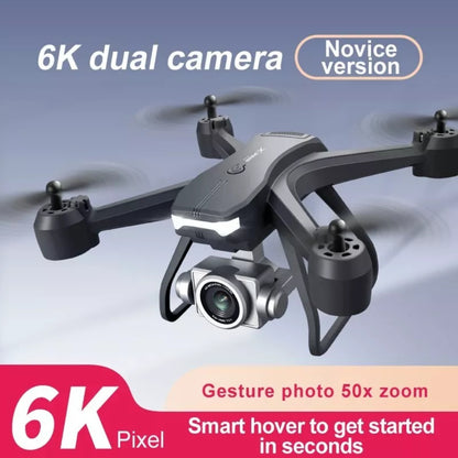FPV RC Quadcopter Drone with HD Camera – WiFi App Control, Voice & Gesture Control, 30-Min Flight