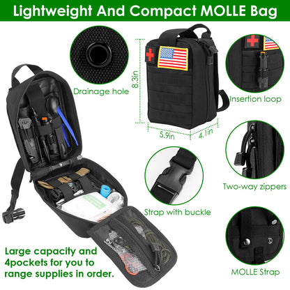 47Pcs Emergency Survival Kit