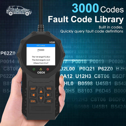 Automotive OBD2 Car Check Engine Fault Diagnostic Tool