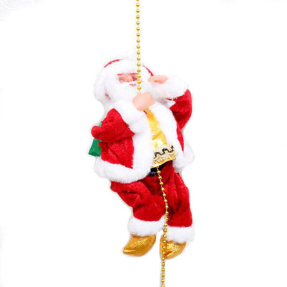 Rope Climbing Electric Christmas Santa Claus