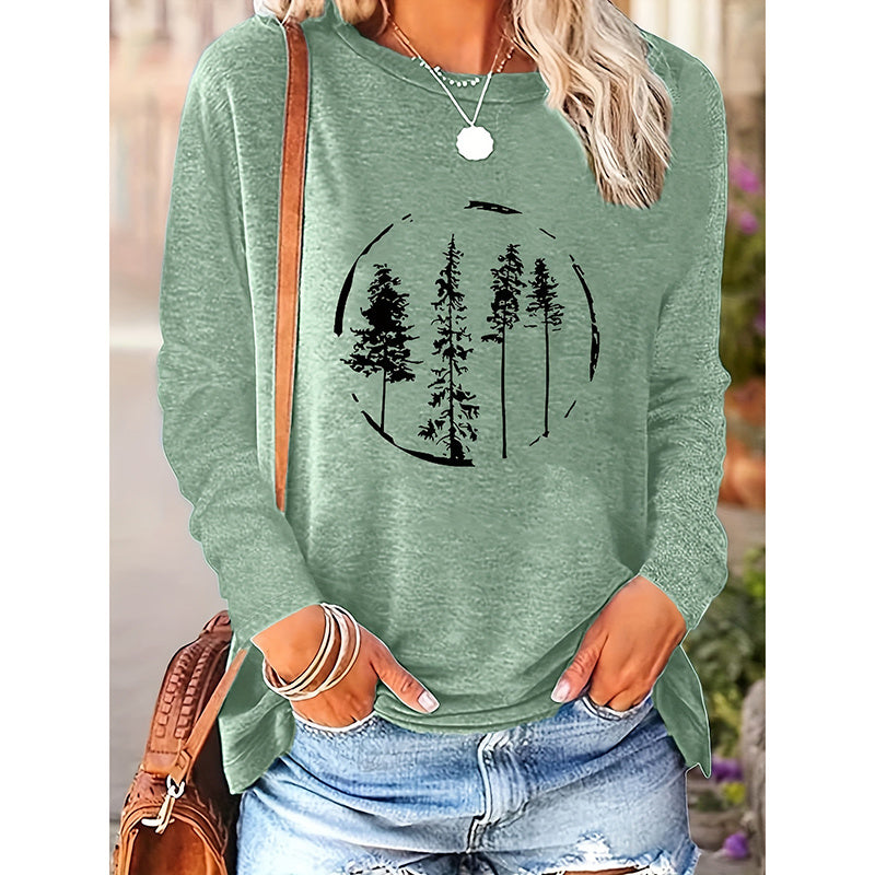 Women's Long Sleeve Merry Christmas T-Shirt