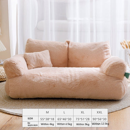 Large Flannel Warm Pet Sofa
